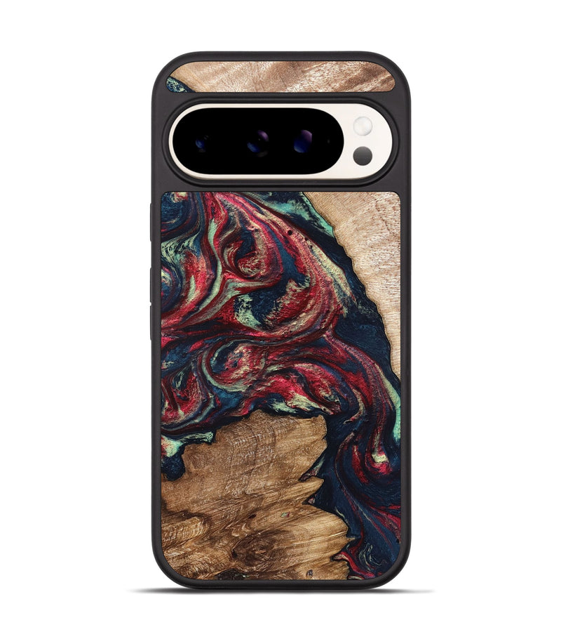 Pixel 9 Pro Wood Phone Case - Bobbye (Red, 821268)