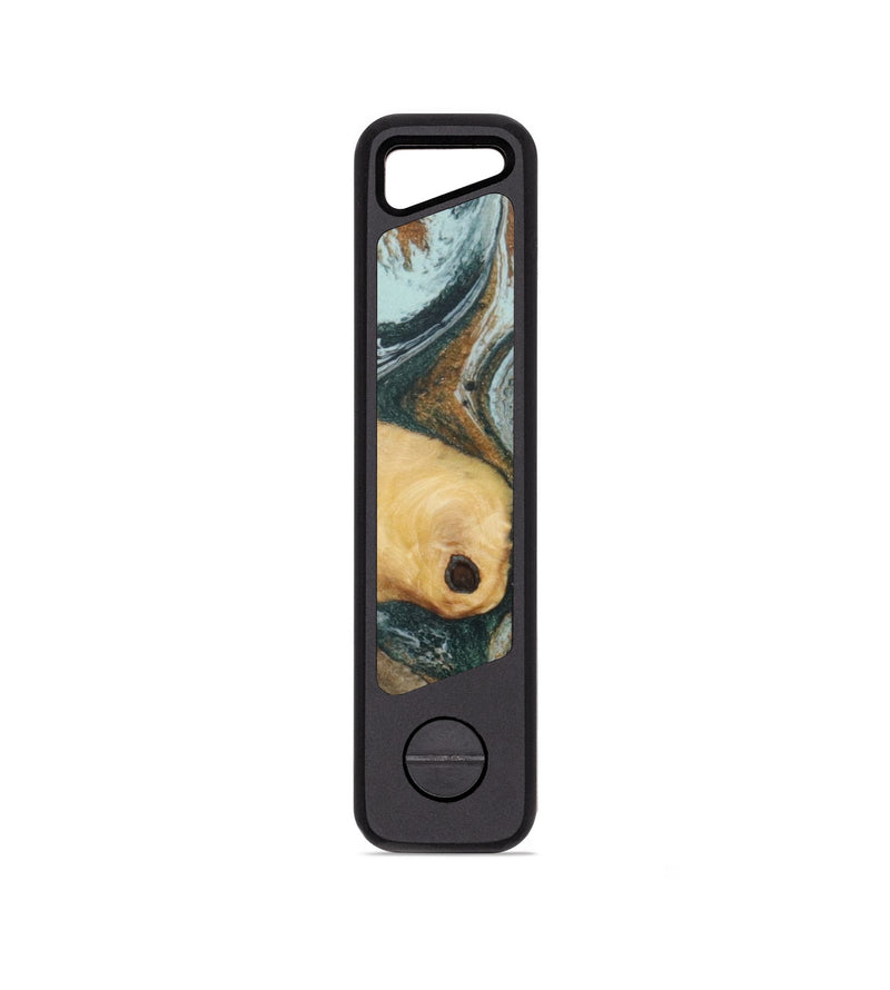 EDC Wood KeyHolder - Kelsey (Teal & Gold, 821271)