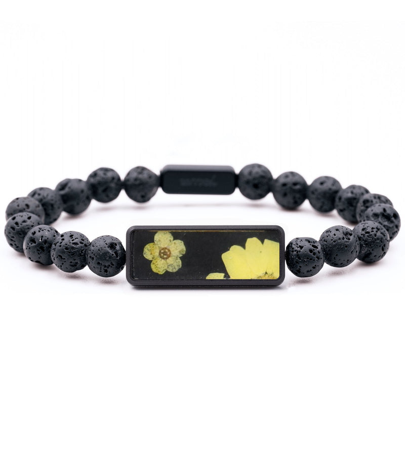 Lava Bead ResinArt Bracelet - Devin (Bloom, 821288)