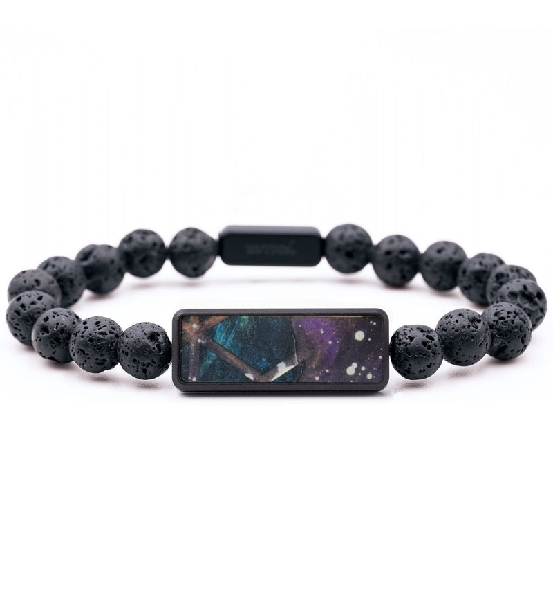 Lava Bead Wood Bracelet - Leroy (Cosmos, 821302)