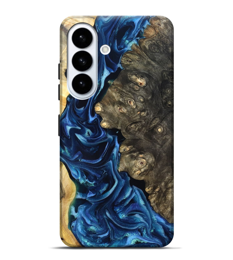 Galaxy S26 Plus Wood Live Edge Phone Case - Kurtis (Blue, 821327)