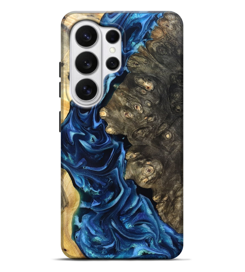 Galaxy S26 Ultra Wood Live Edge Phone Case - Kurtis (Blue, 821327)