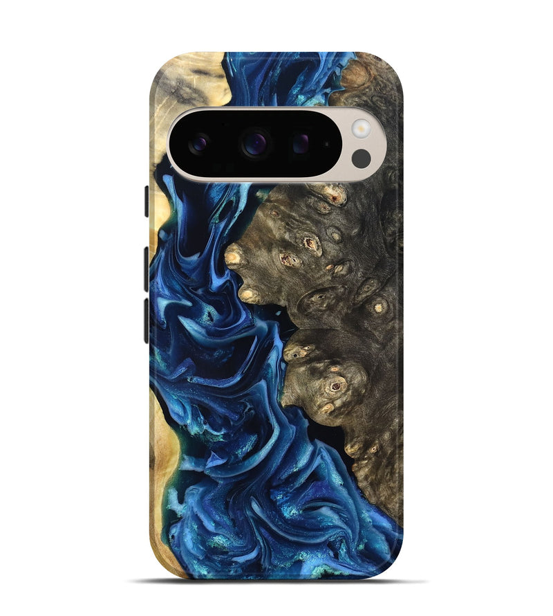 Pixel 10 Wood Live Edge Phone Case - Kurtis (Blue, 821327)