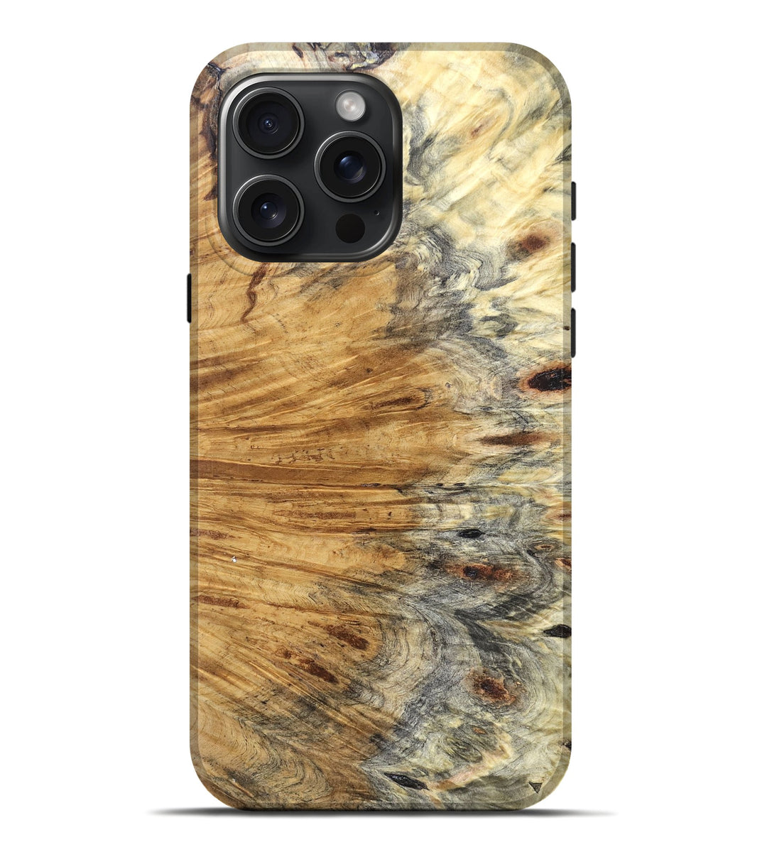 iPhone 16 Pro Max Wood Live Edge Phone Case - Jaron (Wood Burl, 821331)