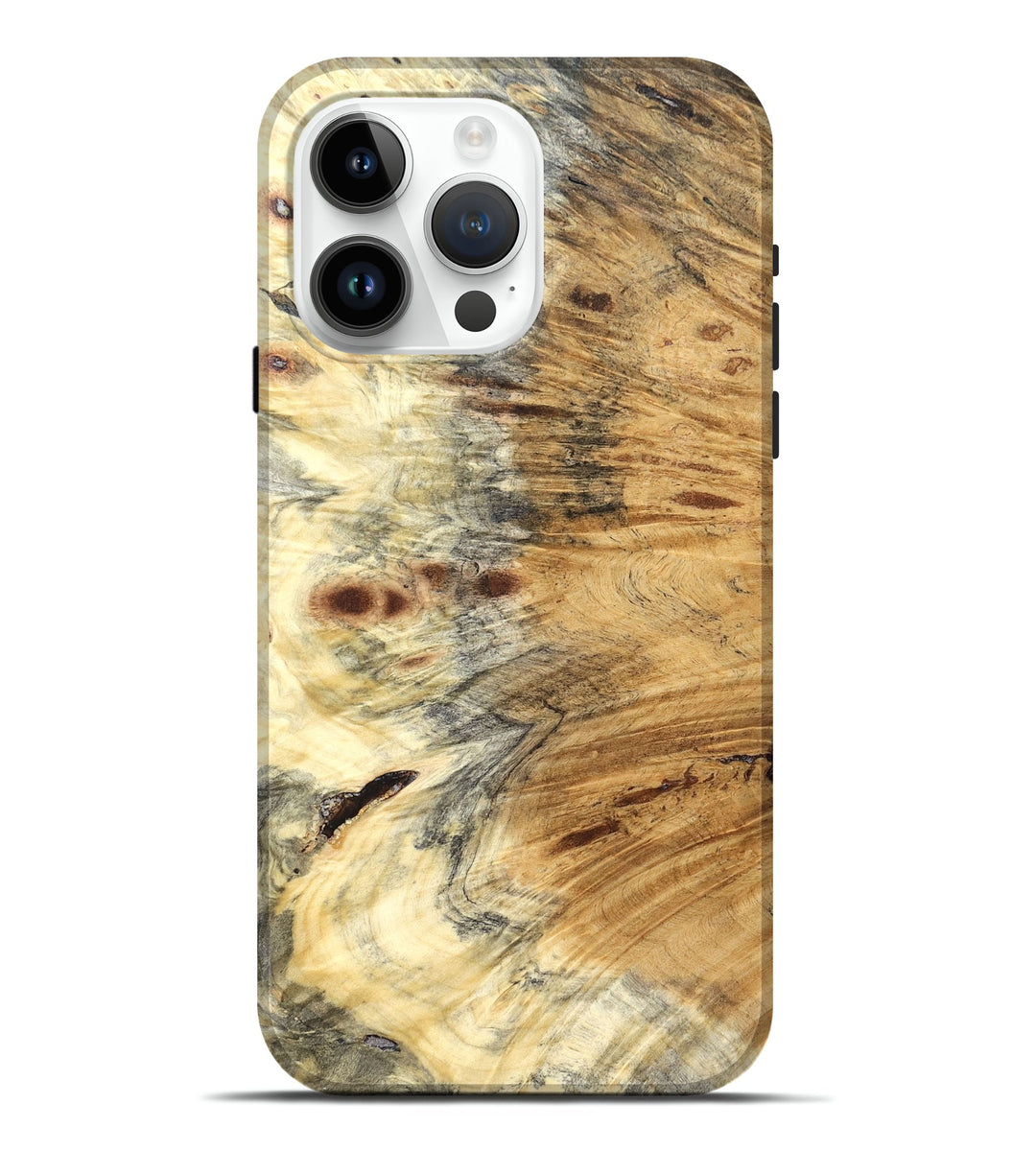 iPhone 15 Pro Max Wood Live Edge Phone Case - Jimmy (Wood Burl, 821334)