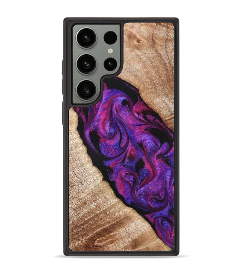 Galaxy S23 Ultra Wood Phone Case - Daryl (Purple, 821349)