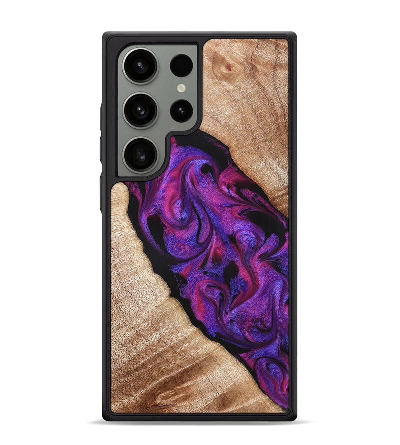 Galaxy S24 Ultra Wood Phone Case - Daryl (Purple, 821349)