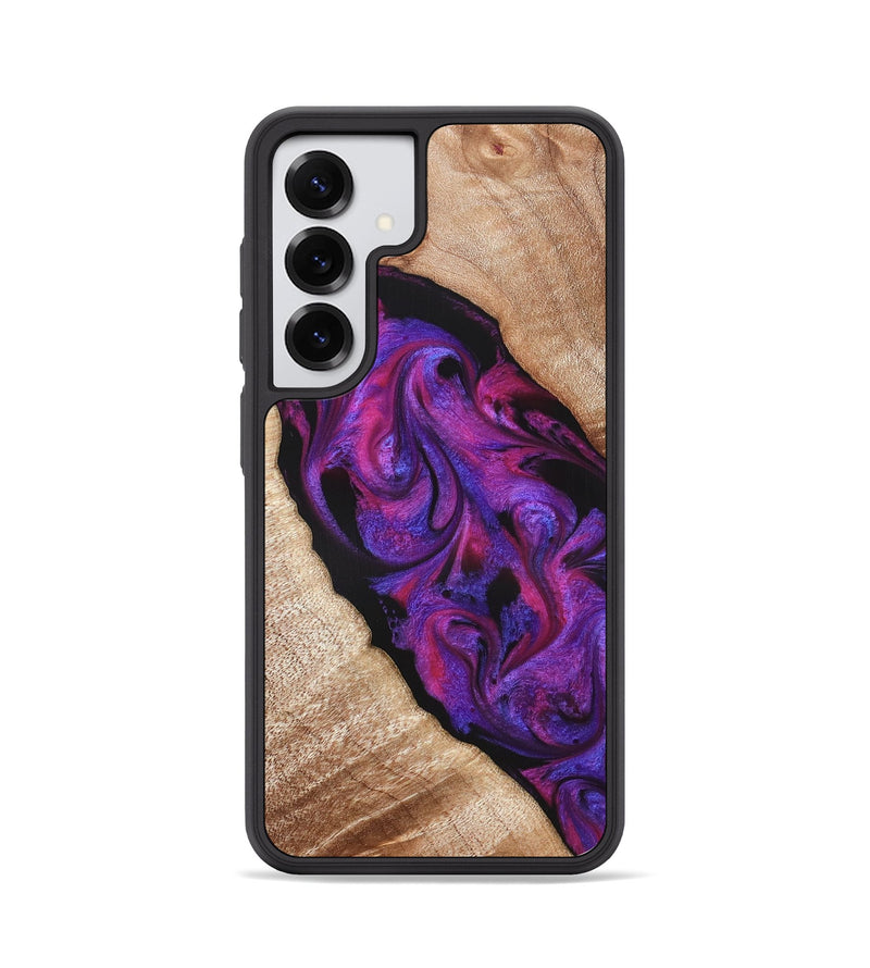 Galaxy S25 Wood Phone Case - Daryl (Purple, 821349)