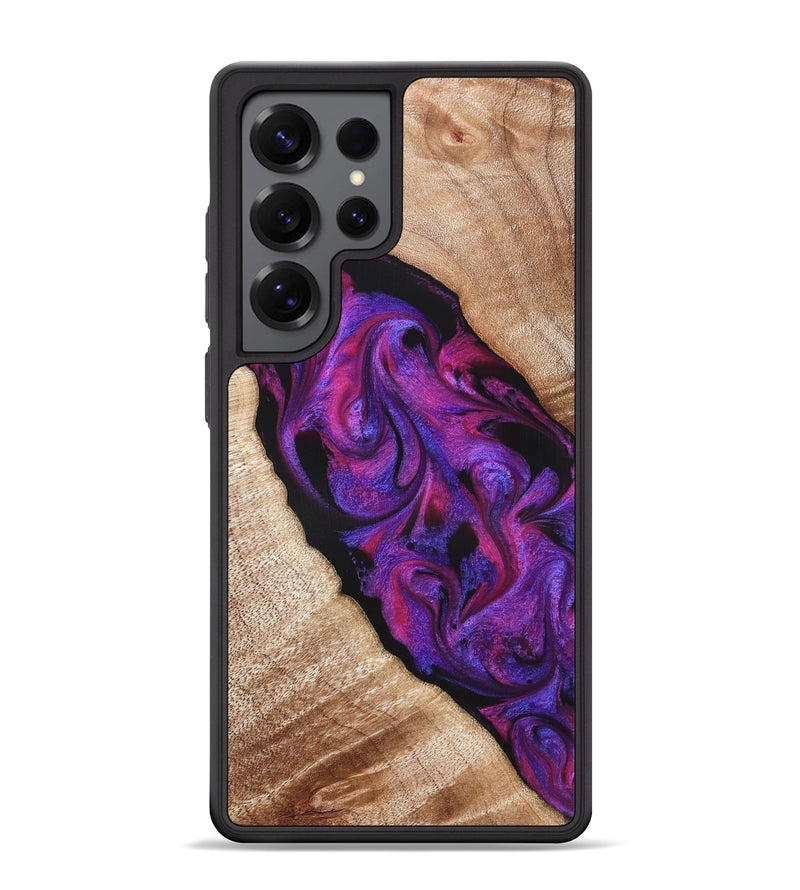 Galaxy S25 Ultra Wood Phone Case - Daryl (Purple, 821349)