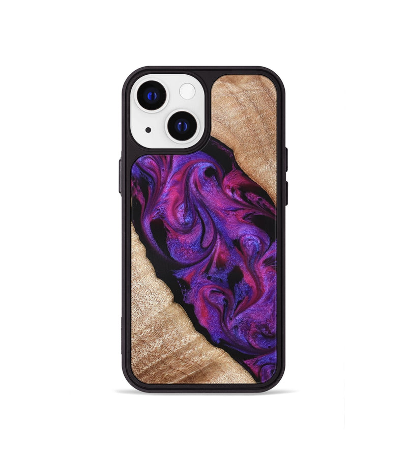 iPhone 13 mini Wood Phone Case - Daryl (Purple, 821349)