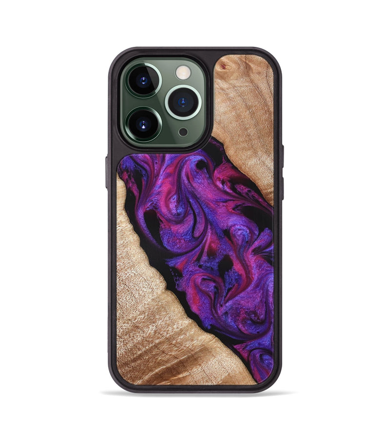 iPhone 13 Pro Wood Phone Case - Daryl (Purple, 821349)