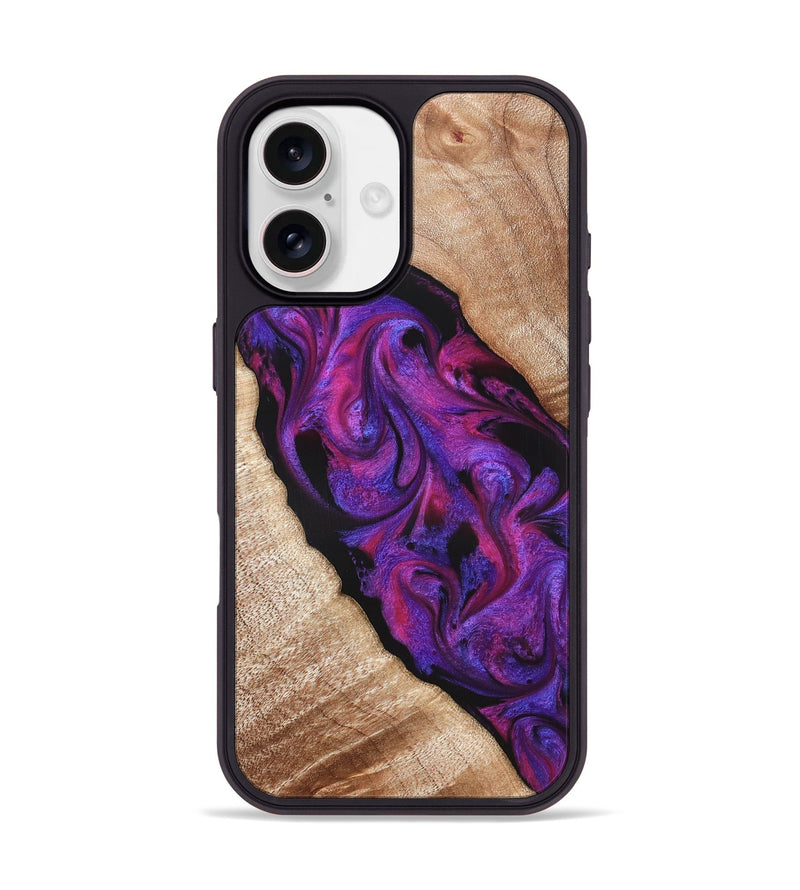 iPhone 17 Wood Phone Case - Daryl (Purple, 821349)