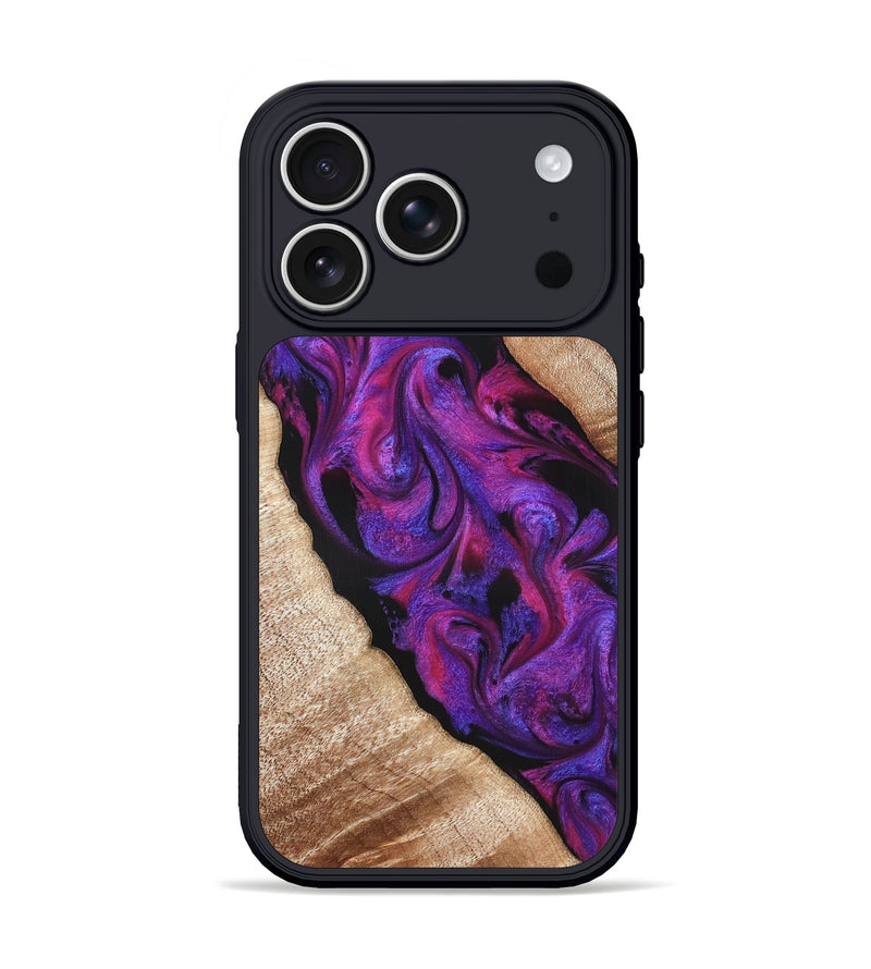 iPhone 17 Pro Wood Phone Case - Daryl (Purple, 821349)