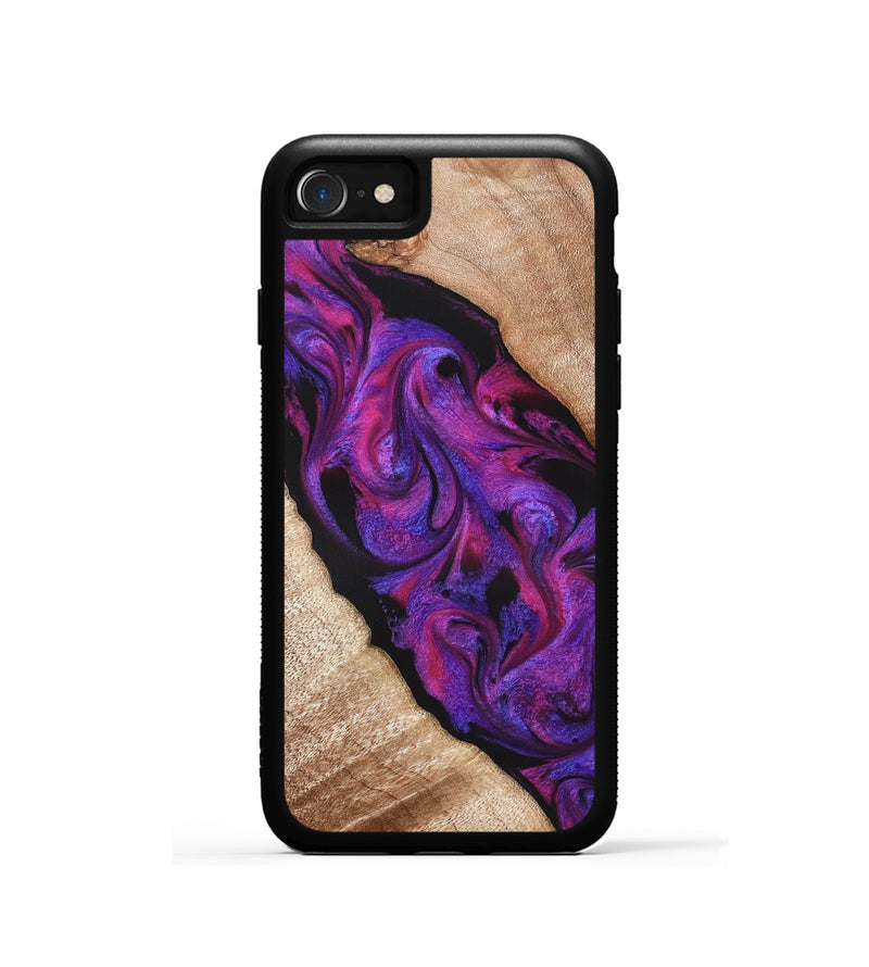 iPhone SE Wood Phone Case - Daryl (Purple, 821349)