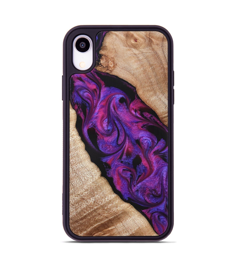 iPhone Xr Wood Phone Case - Daryl (Purple, 821349)