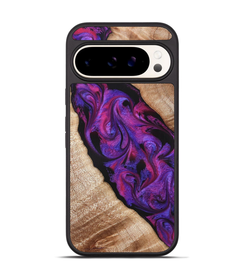 Pixel 9 Pro Wood Phone Case - Daryl (Purple, 821349)