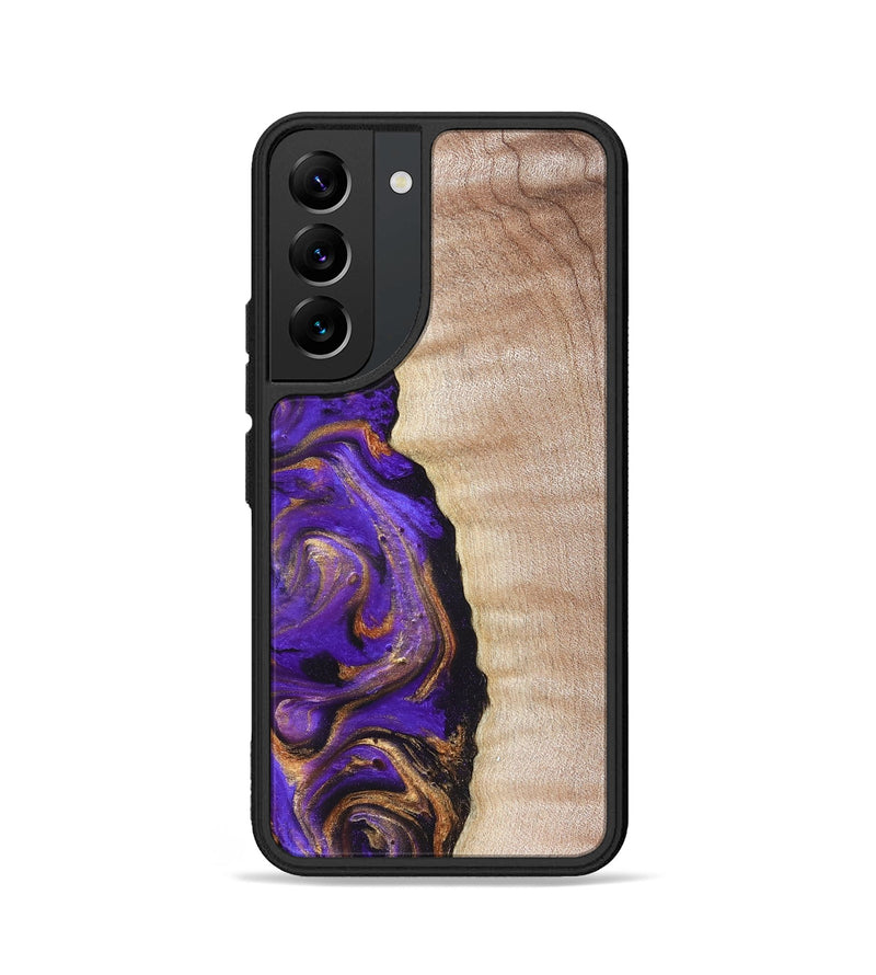 Galaxy S22 Wood Phone Case - Jewel (Purple, 821350)