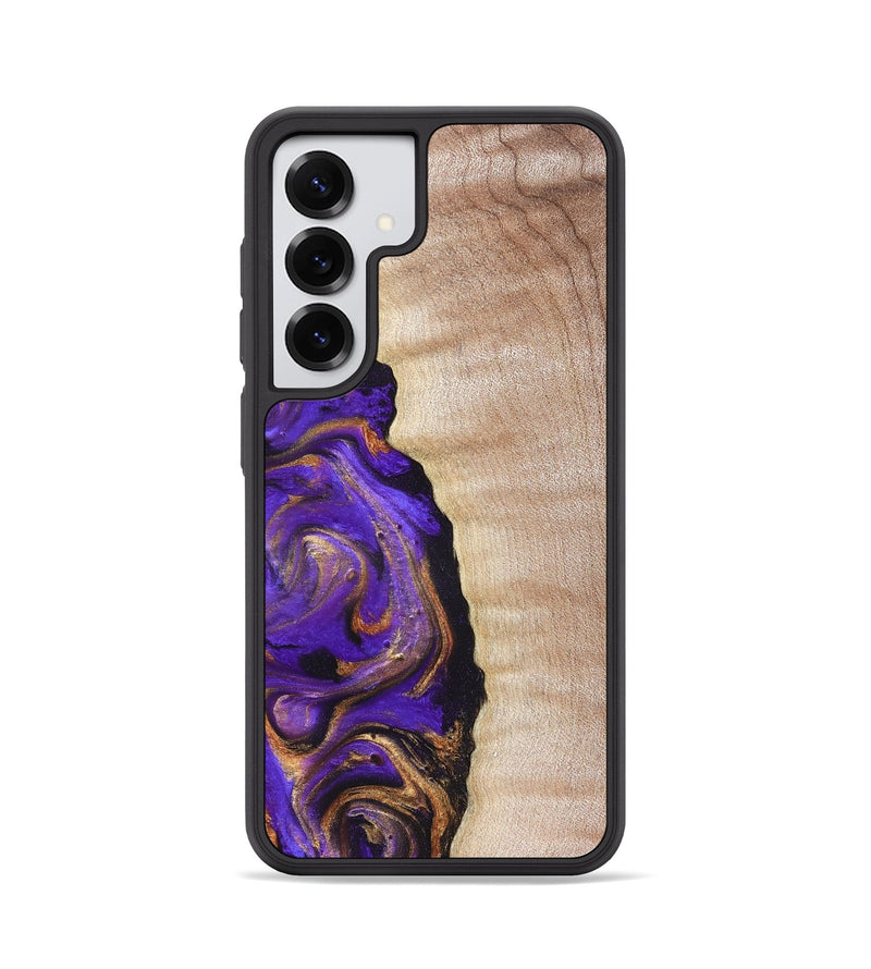 Galaxy S25 Wood Phone Case - Jewel (Purple, 821350)