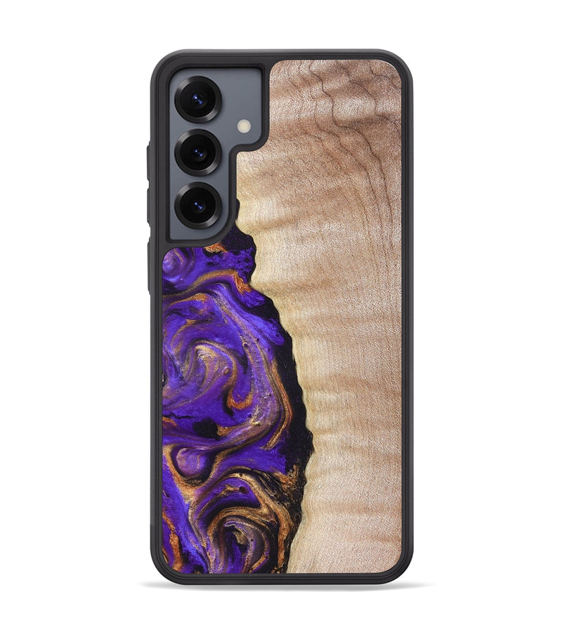 Galaxy S25 Plus Wood Phone Case - Jewel (Purple, 821350)