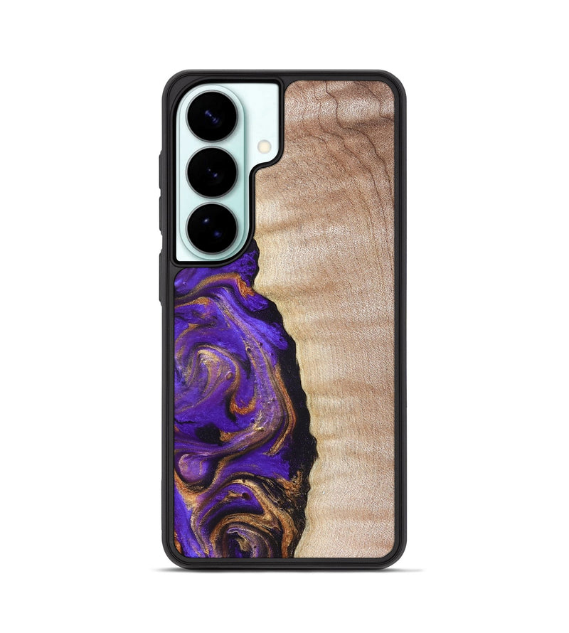 Galaxy S26 Wood Phone Case - Jewel (Purple, 821350)