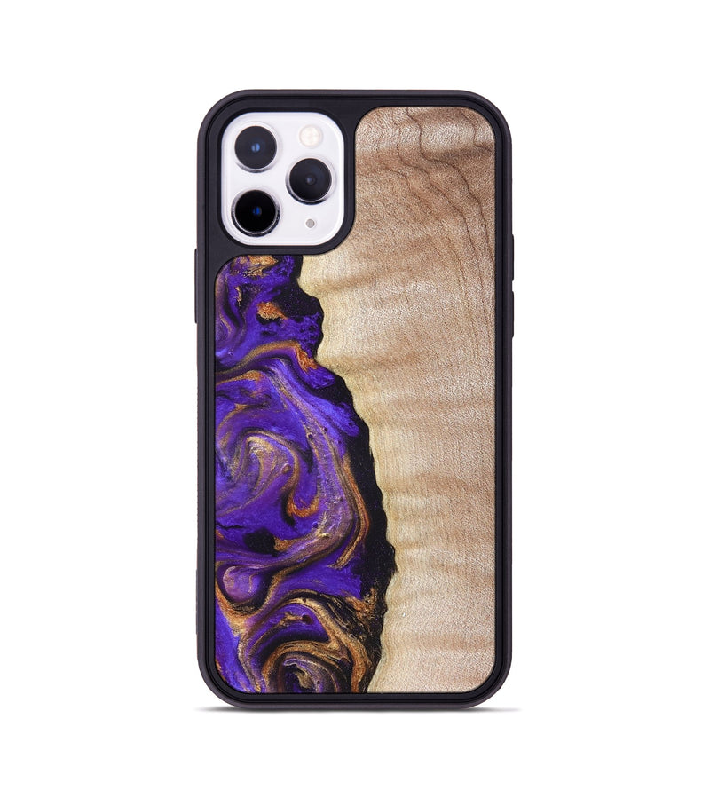 iPhone 11 Pro Wood Phone Case - Jewel (Purple, 821350)