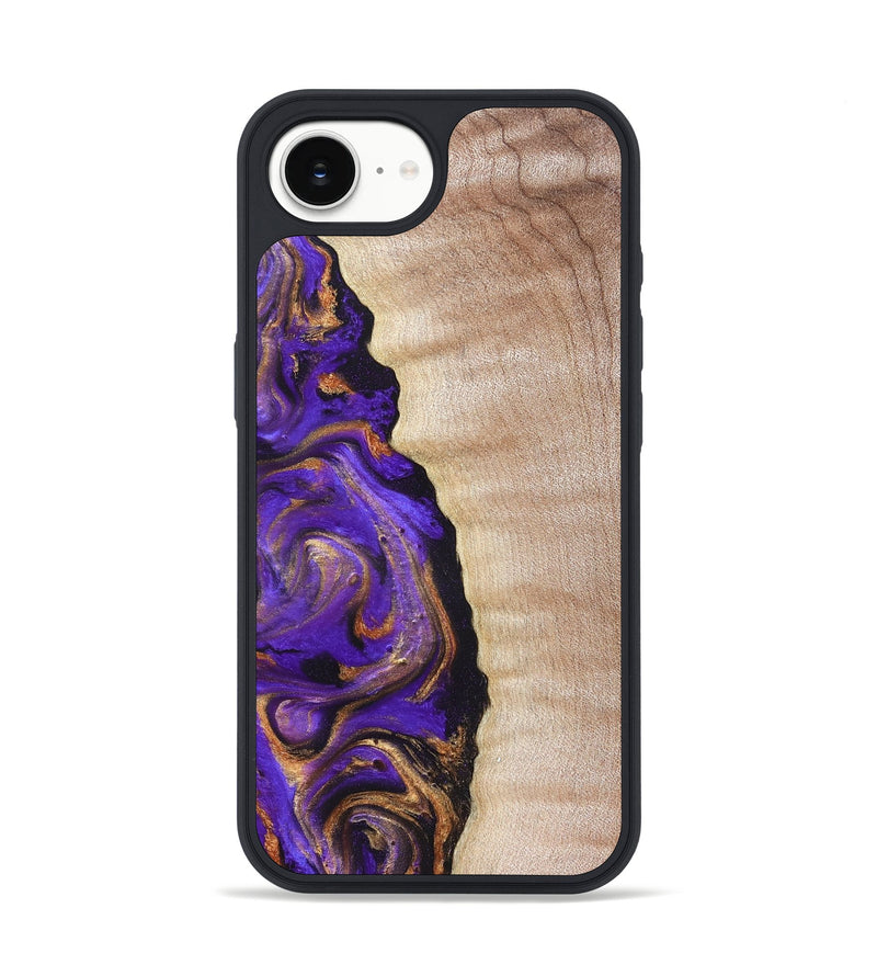 iPhone 16e Wood Phone Case - Jewel (Purple, 821350)