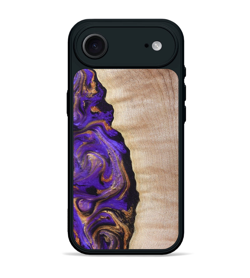 iPhone 17 Air Wood Phone Case - Jewel (Purple, 821350)