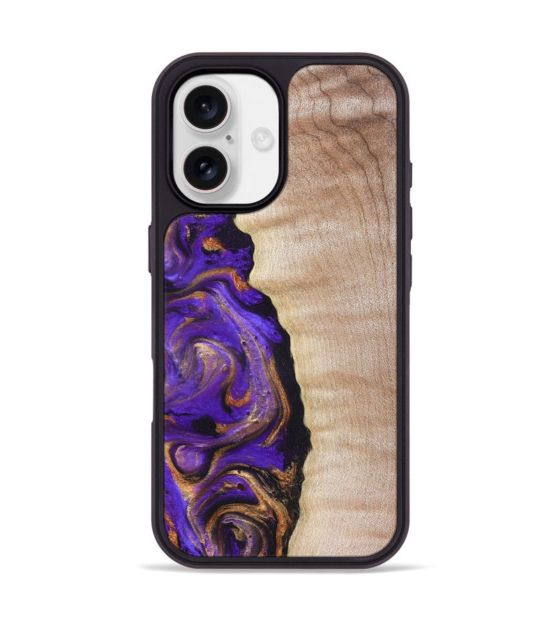 iPhone 17 Wood Phone Case - Jewel (Purple, 821350)