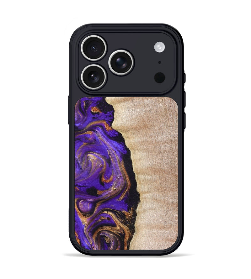 iPhone 17 Pro Wood Phone Case - Jewel (Purple, 821350)