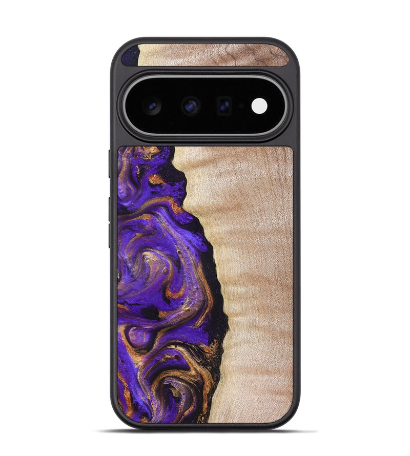 Pixel 11 Pro Wood Phone Case - Jewel (Purple, 821350)