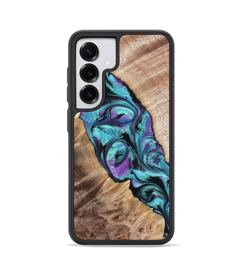 Galaxy S25 Wood Phone Case - Neil (Purple, 821351)
