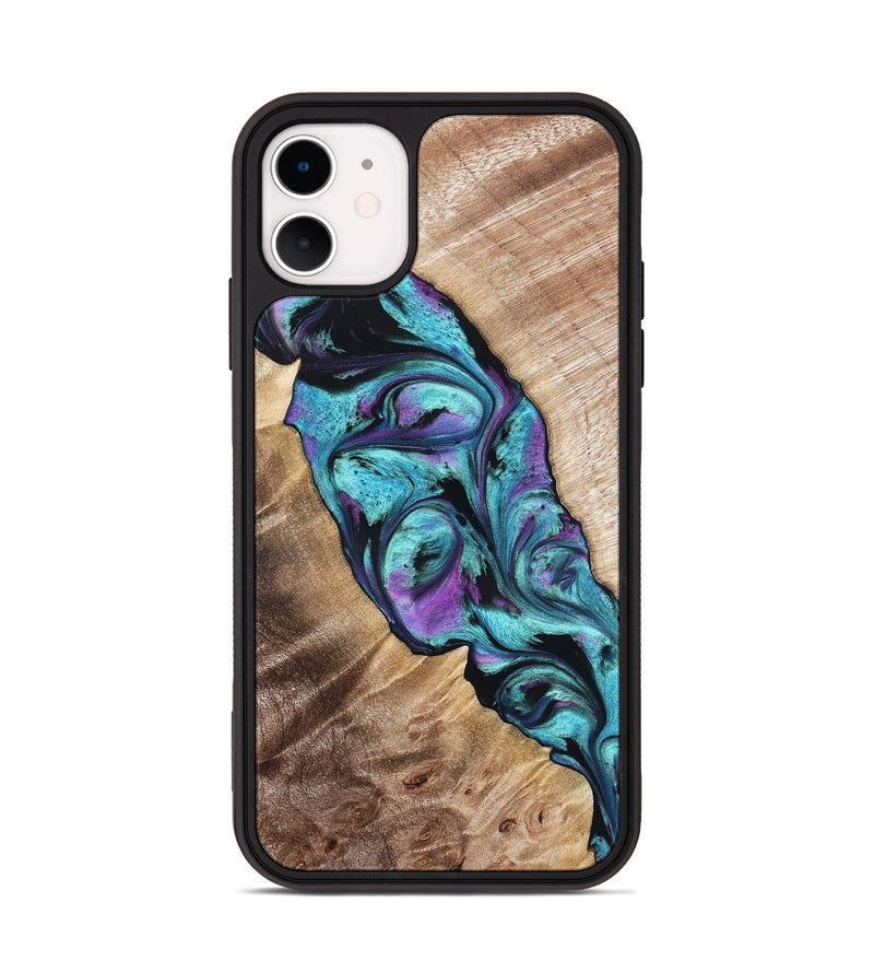 iPhone 11 Wood Phone Case - Neil (Purple, 821351)