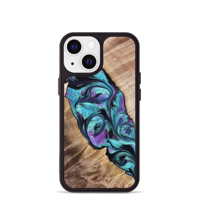 iPhone 13 mini Wood Phone Case - Neil (Purple, 821351)