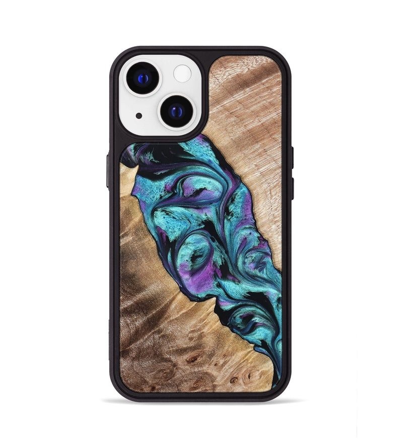 iPhone 13 Wood Phone Case - Neil (Purple, 821351)