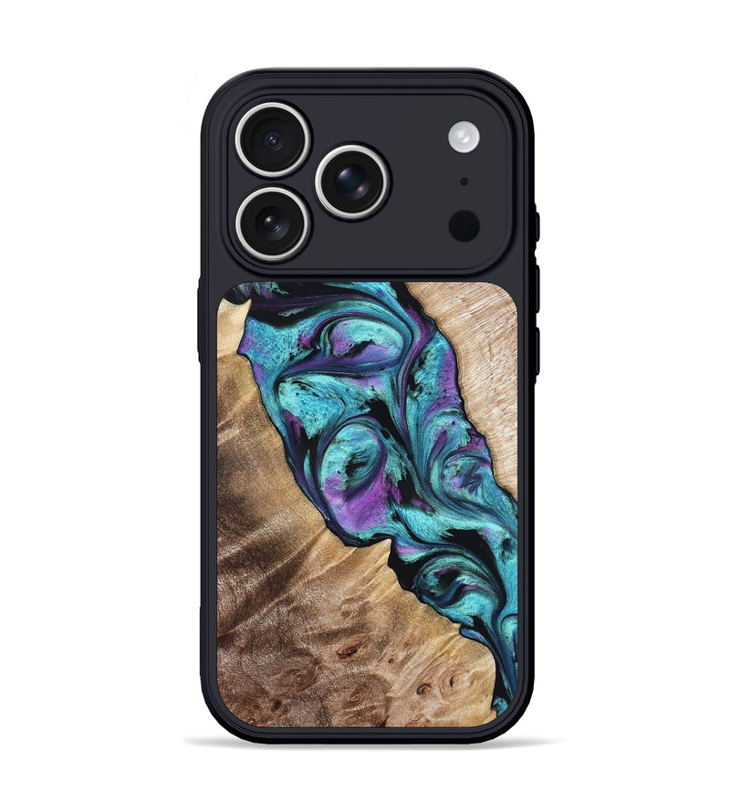 iPhone 17 Pro Wood Phone Case - Neil (Purple, 821351)