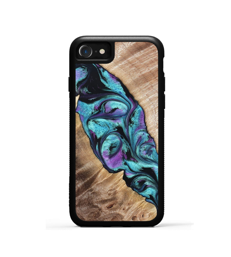 iPhone SE Wood Phone Case - Neil (Purple, 821351)