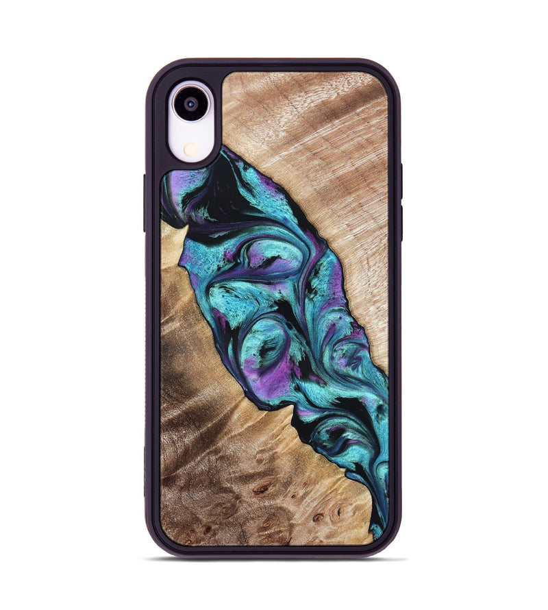 iPhone Xr Wood Phone Case - Neil (Purple, 821351)