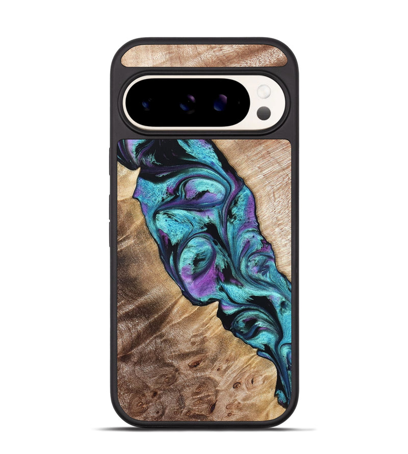 Pixel 9 Pro Wood Phone Case - Neil (Purple, 821351)