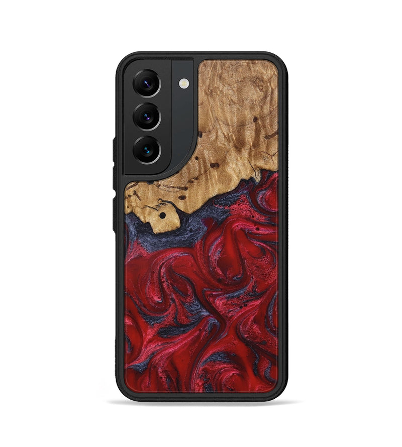 Galaxy S22 Wood Phone Case - Fritz (Red, 821353)