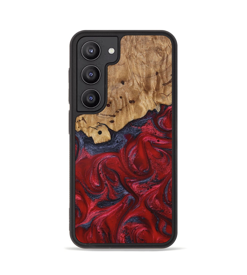 Galaxy S23 Wood Phone Case - Fritz (Red, 821353)