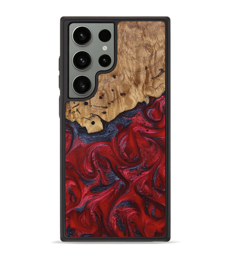 Galaxy S23 Ultra Wood Phone Case - Fritz (Red, 821353)