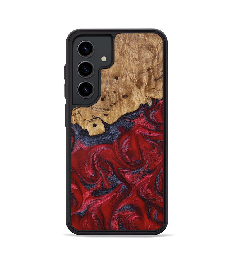 Galaxy S24 Wood Phone Case - Fritz (Red, 821353)