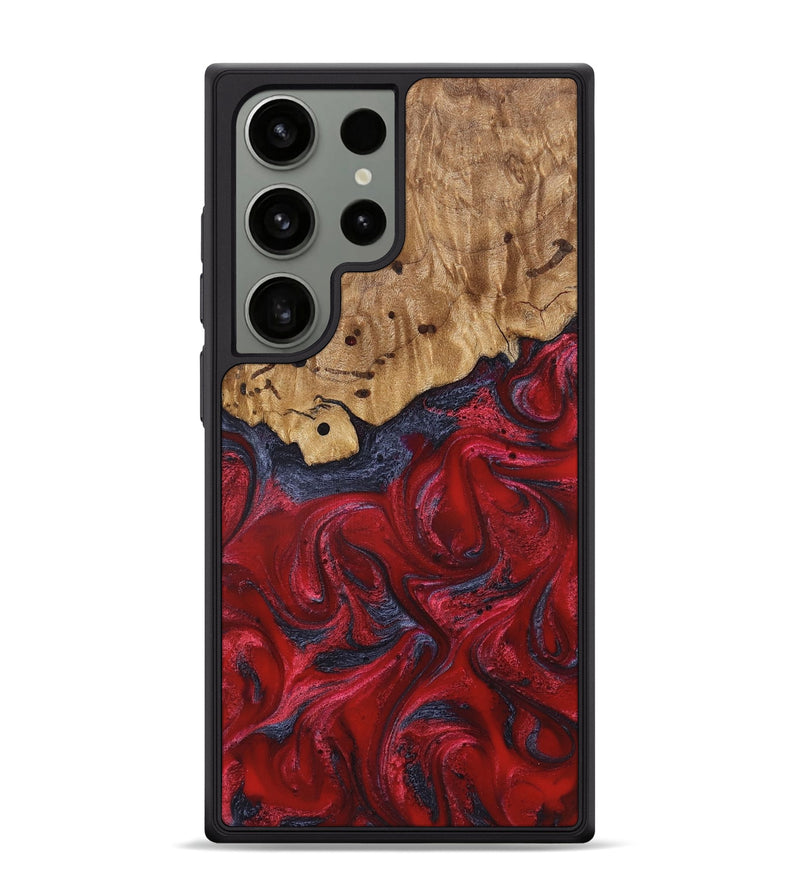 Galaxy S24 Ultra Wood Phone Case - Fritz (Red, 821353)