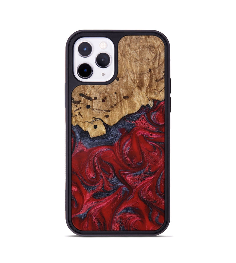 iPhone 11 Pro Wood Phone Case - Fritz (Red, 821353)