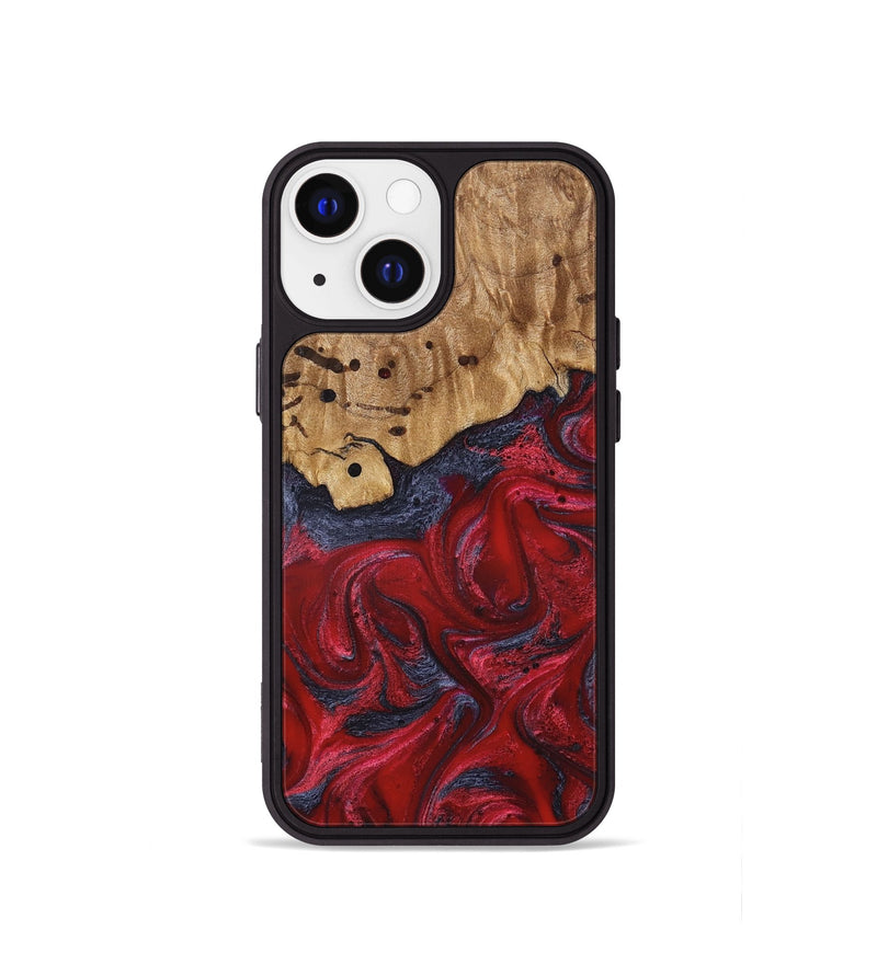 iPhone 13 mini Wood Phone Case - Fritz (Red, 821353)