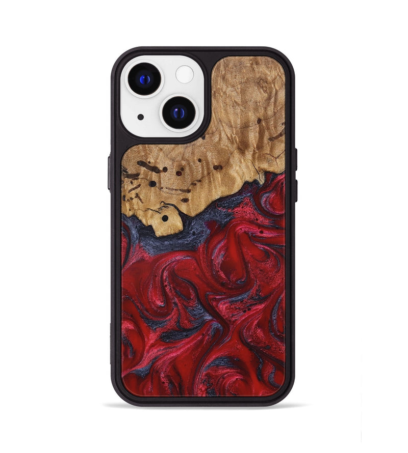 iPhone 13 Wood Phone Case - Fritz (Red, 821353)