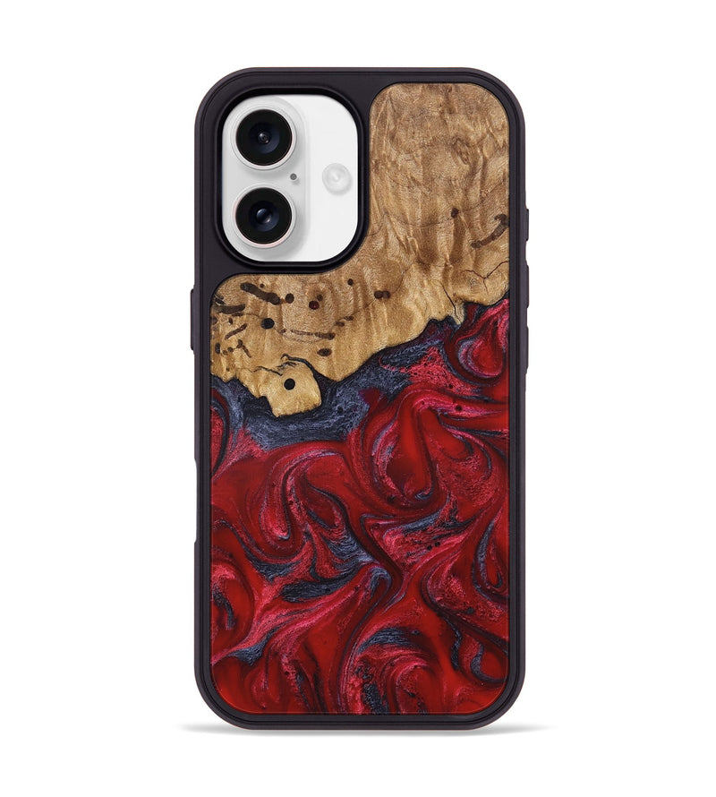 iPhone 17 Wood Phone Case - Fritz (Red, 821353)