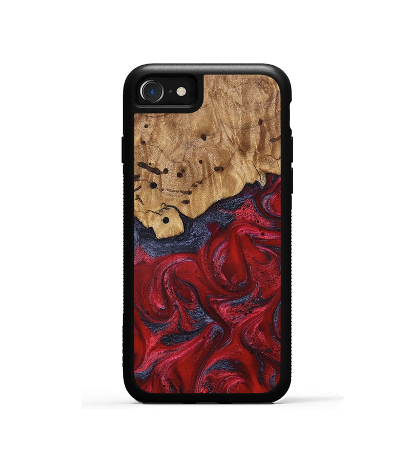 iPhone SE Wood Phone Case - Fritz (Red, 821353)