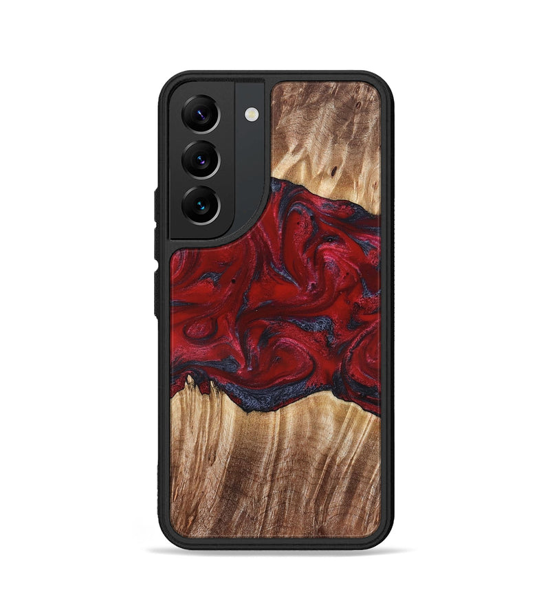 Galaxy S22 Wood Phone Case - Kalani (Red, 821354)