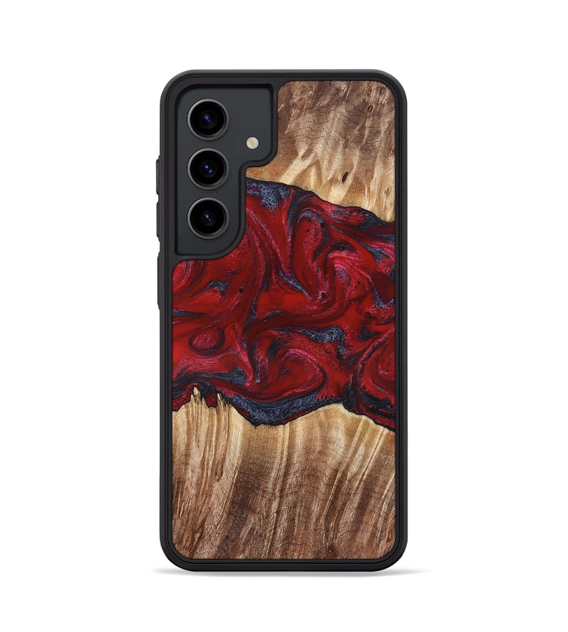 Galaxy S24 Wood Phone Case - Kalani (Red, 821354)